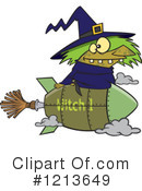 Witch Clipart #1213649 by toonaday