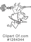 Witch Clipart #1264344 by toonaday