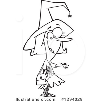 Witch Clipart #1294029 by toonaday