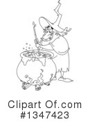 Witch Clipart #1347423 by yayayoyo