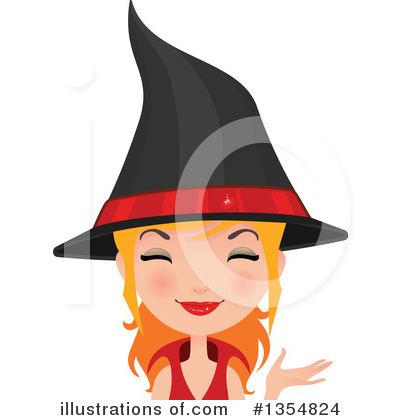 Royalty-Free (RF) Witch Clipart Illustration by Melisende Vector - Stock Sample #1354824