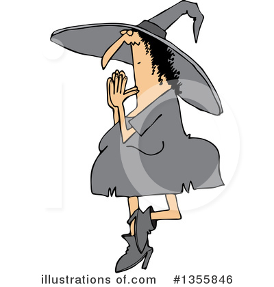 Witch Clipart #1355846 by djart