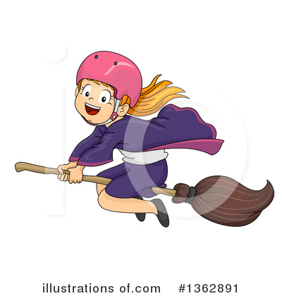 Royalty-Free (RF) Witch Clipart Illustration by BNP Design Studio - Stock Sample #1362891