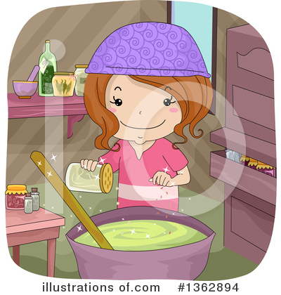 Witch Clipart #1362894 by BNP Design Studio