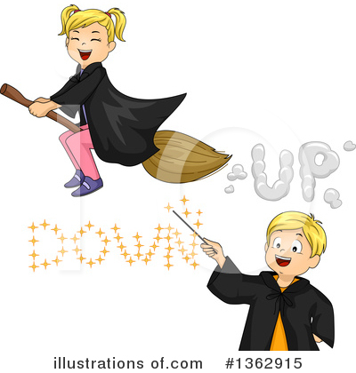 Royalty-Free (RF) Witch Clipart Illustration by BNP Design Studio - Stock Sample #1362915