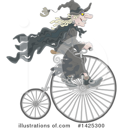 Penny Farthing Clipart #1425300 by Alex Bannykh