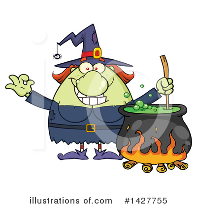 Witch Clipart #1427755 by Hit Toon