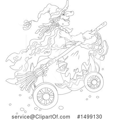 Royalty-Free (RF) Witch Clipart Illustration by Alex Bannykh - Stock Sample #1499130