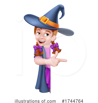 Royalty-Free (RF) Witch Clipart Illustration by AtStockIllustration - Stock Sample #1744764