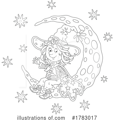 Royalty-Free (RF) Witch Clipart Illustration by Alex Bannykh - Stock Sample #1783017