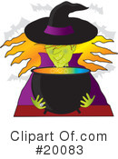 Witch Clipart #20083 by Maria Bell