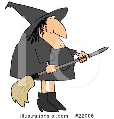 Royalty-Free (RF) Witch Clipart Illustration by djart - Stock Sample #22006
