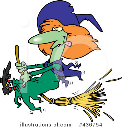 Witch Clipart #436754 by toonaday