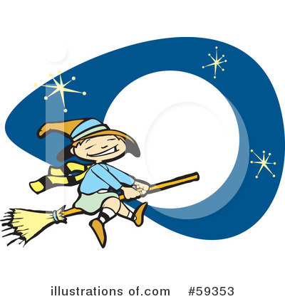 Royalty-Free (RF) Witch Clipart Illustration by xunantunich - Stock Sample #59353