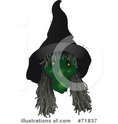 Royalty-Free (RF) Witch Clipart Illustration by inkgraphics - Stock Sample #71837