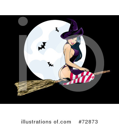 Royalty-Free (RF) Witch Clipart Illustration by r formidable - Stock Sample #72873