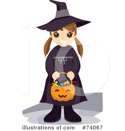 Royalty-Free (RF) Witch Clipart Illustration by BNP Design Studio - Stock Sample #74067