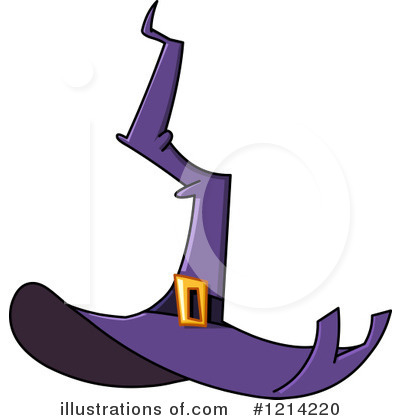 Royalty-Free (RF) Witch Hat Clipart Illustration by yayayoyo - Stock Sample #1214220