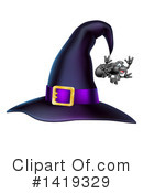 Witch Hat Clipart #1419329 by AtStockIllustration