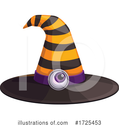 Royalty-Free (RF) Witch Hat Clipart Illustration by Vector Tradition SM - Stock Sample #1725453