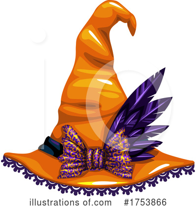 Royalty-Free (RF) Witch Hat Clipart Illustration by Vector Tradition SM - Stock Sample #1753866