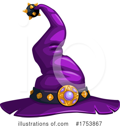 Royalty-Free (RF) Witch Hat Clipart Illustration by Vector Tradition SM - Stock Sample #1753867