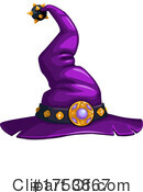Witch Hat Clipart #1753867 by Vector Tradition SM