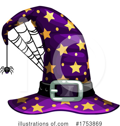 Royalty-Free (RF) Witch Hat Clipart Illustration by Vector Tradition SM - Stock Sample #1753869