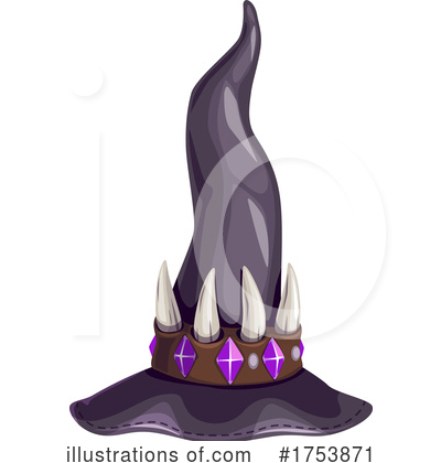 Witch Hat Clipart #1753871 by Vector Tradition SM