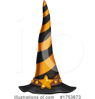Witch Hat Clipart #1753873 by Vector Tradition SM