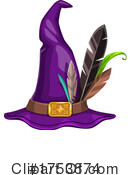 Witch Hat Clipart #1753874 by Vector Tradition SM