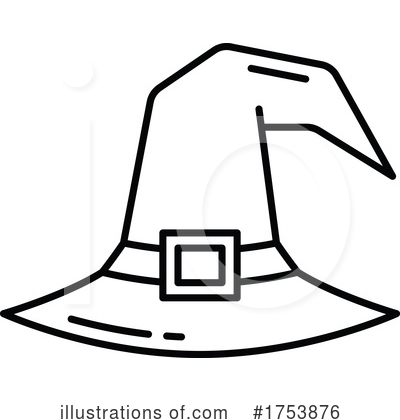 Witch Hat Clipart #1753876 by Vector Tradition SM