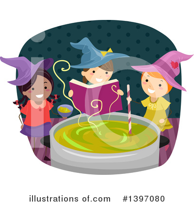 Royalty-Free (RF) Witchcraft Clipart Illustration by BNP Design Studio - Stock Sample #1397080