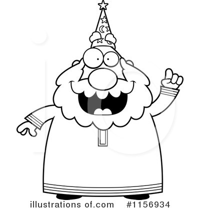 Royalty-Free (RF) Wizard Clipart Illustration by Cory Thoman - Stock Sample #1156934