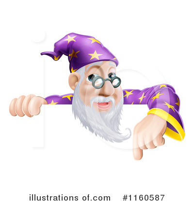 Royalty-Free (RF) Wizard Clipart Illustration by AtStockIllustration - Stock Sample #1160587