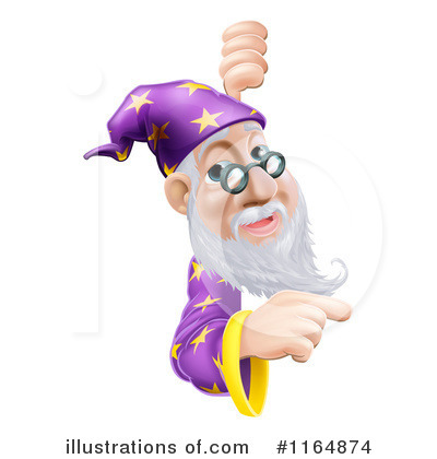 Royalty-Free (RF) Wizard Clipart Illustration by AtStockIllustration - Stock Sample #1164874