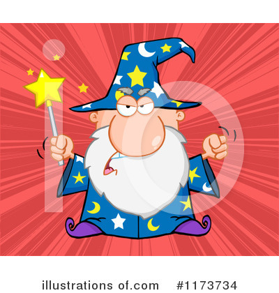 Royalty-Free (RF) Wizard Clipart Illustration by Hit Toon - Stock Sample #1173734