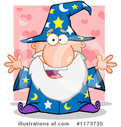 Royalty-Free (RF) Wizard Clipart Illustration by Hit Toon - Stock Sample #1173735