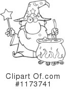Wizard Clipart #1173741 by Hit Toon