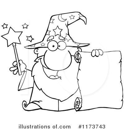 Royalty-Free (RF) Wizard Clipart Illustration by Hit Toon - Stock Sample #1173743