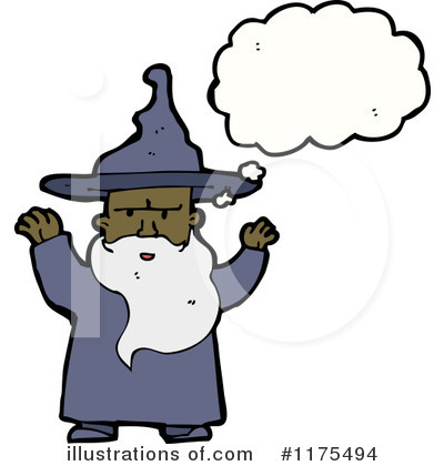 Royalty-Free (RF) Wizard Clipart Illustration by lineartestpilot - Stock Sample #1175494