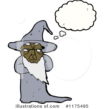 Royalty-Free (RF) Wizard Clipart Illustration by lineartestpilot - Stock Sample #1175495