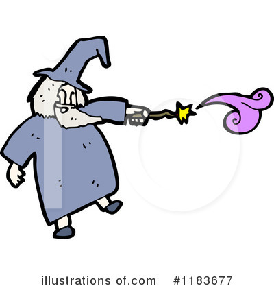 Royalty-Free (RF) Wizard Clipart Illustration by lineartestpilot - Stock Sample #1183677
