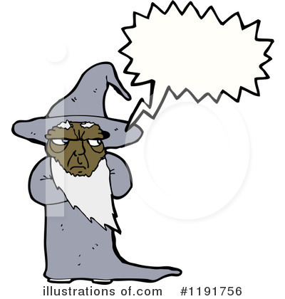 Royalty-Free (RF) Wizard Clipart Illustration by lineartestpilot - Stock Sample #1191756