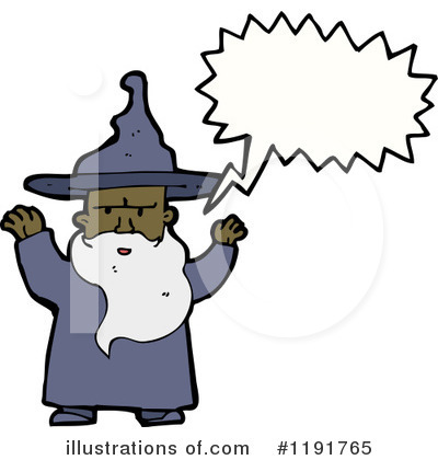 Royalty-Free (RF) Wizard Clipart Illustration by lineartestpilot - Stock Sample #1191765