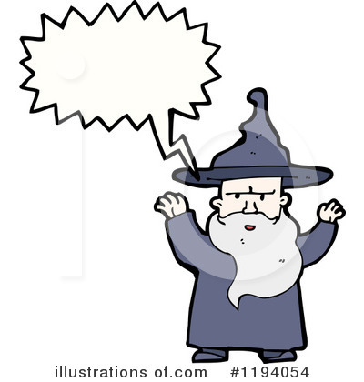 Royalty-Free (RF) Wizard Clipart Illustration by lineartestpilot - Stock Sample #1194054