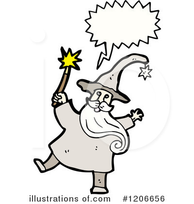 Royalty-Free (RF) Wizard Clipart Illustration by lineartestpilot - Stock Sample #1206656