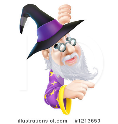 Royalty-Free (RF) Wizard Clipart Illustration by AtStockIllustration - Stock Sample #1213659