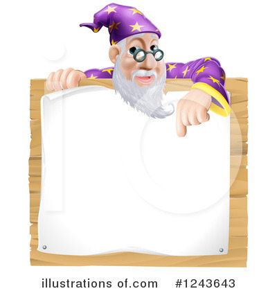 Royalty-Free (RF) Wizard Clipart Illustration by AtStockIllustration - Stock Sample #1243643