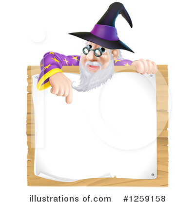 Royalty-Free (RF) Wizard Clipart Illustration by AtStockIllustration - Stock Sample #1259158